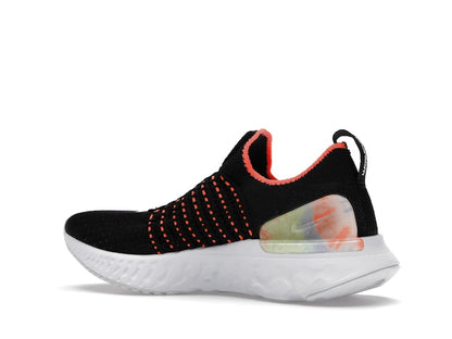 Nike React Phantom Run Flyknit Premium Black Bright Mango (Women's)