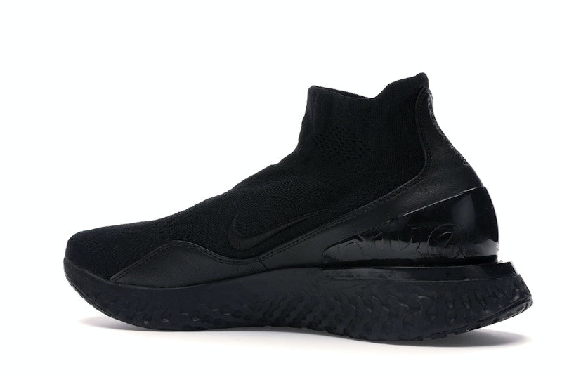 Nike Rise React Flyknit Triple Black