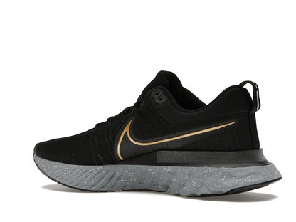 Nike React Infinity Run Flyknit 2 Black Gold