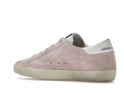 Golden Goose Super Star Pink Suede White