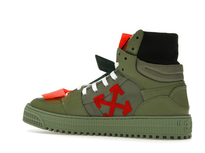OFF-WHITE Off Court 3.0 Military Green Fuschia