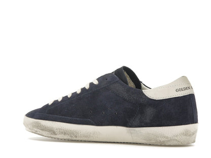 Golden Goose Super-Star Navy Suede White