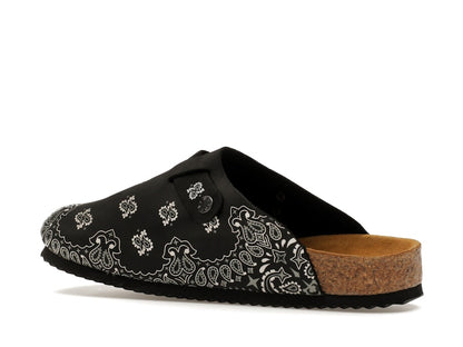 Bravest Studios Suede Paisley Clogs Black