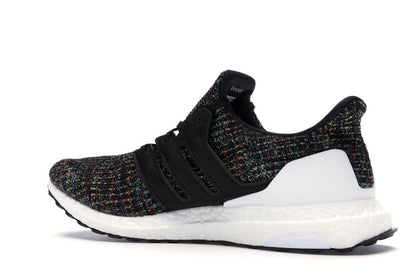 adidas Ultra Boost 4.0 Black Multi-Color White Heel Cage