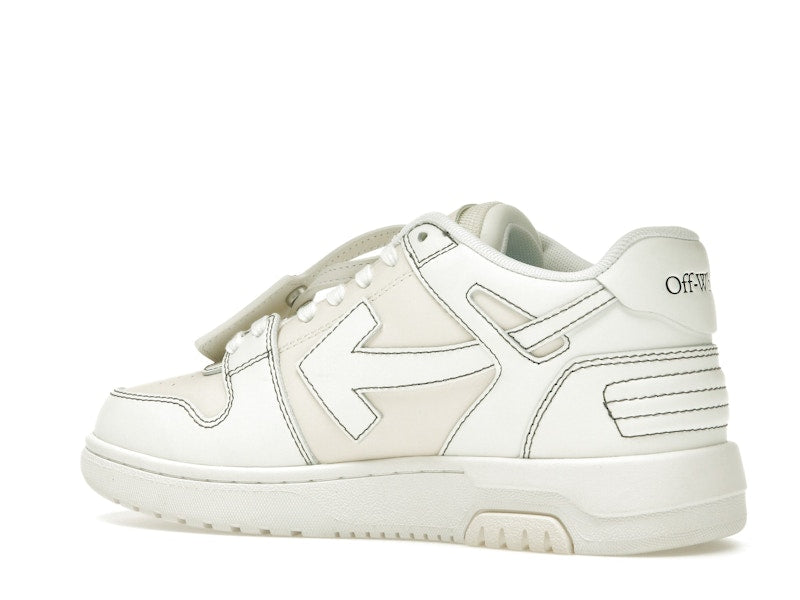 OFF-WHITE Out Of Office OOO Low Tops Cream White