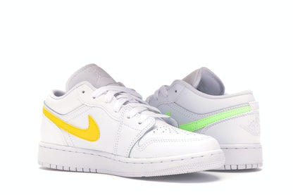 Jordan 1 Low White Neon (GS)
