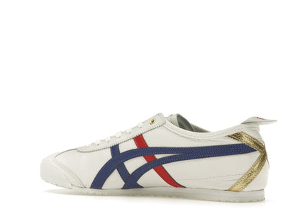 Onitsuka Tiger Mexico 66 White Blue Red Metallic Gold