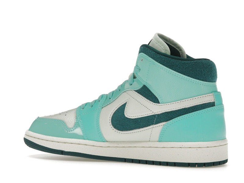 Jordan 1 Mid Chenille Bleached Turquoise (Women's)