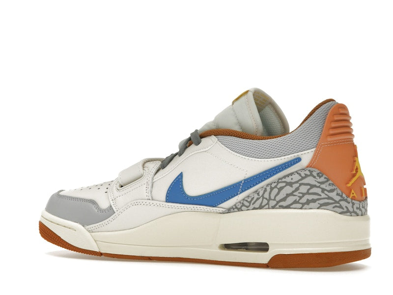 Jordan Legacy 312 Low Phantom Amber Brown Star Blue