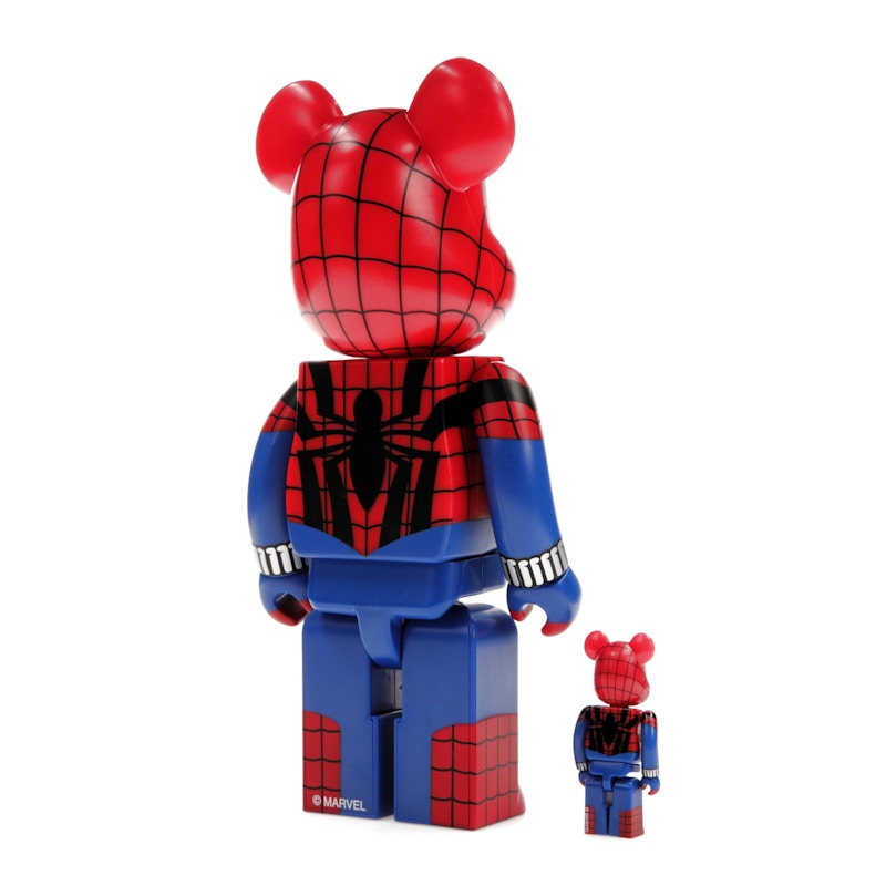 Bearbrick x Marvel Spider-Man (Ben Reilly) 100% & 400% Set