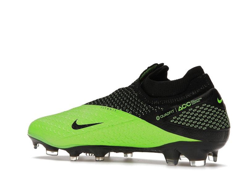 Nike Phantom Vision 2 Elite Dynamic Fit FG Black Green Strike