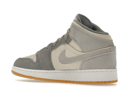 Jordan 1 Mid SE Coconut Milk Particle Grey (GS)