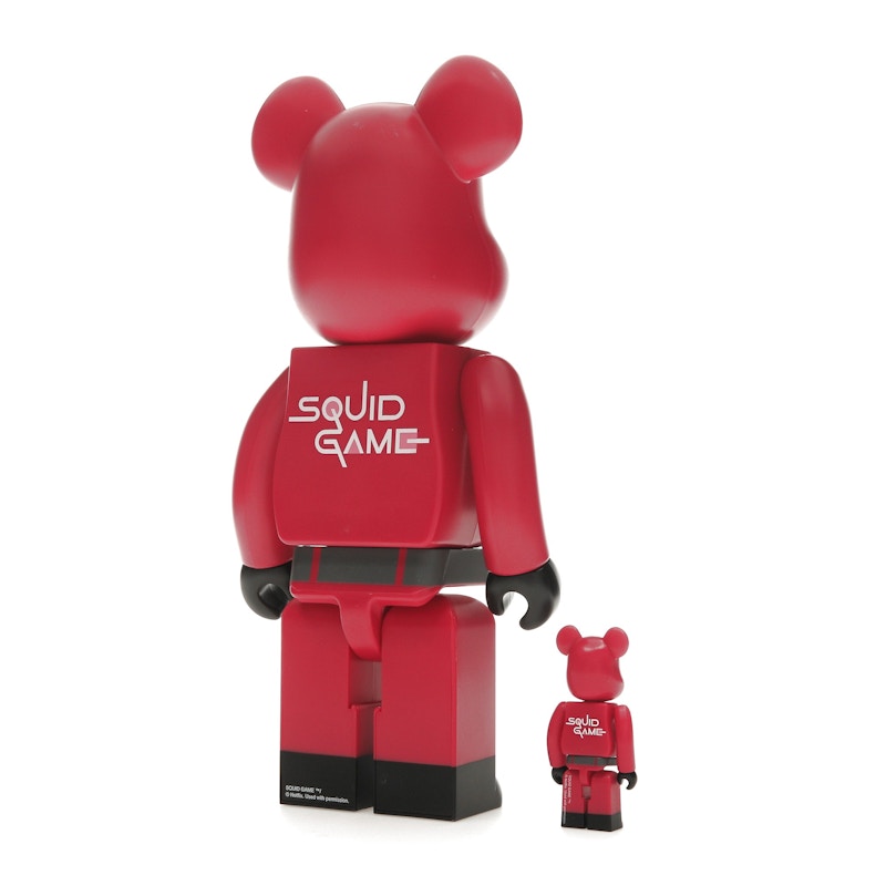 Bearbrick x Squid Game Guard (Square) 100% & 400% Set