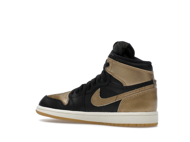 Jordan 1 Retro High OG Black Metallic Gold (PS)