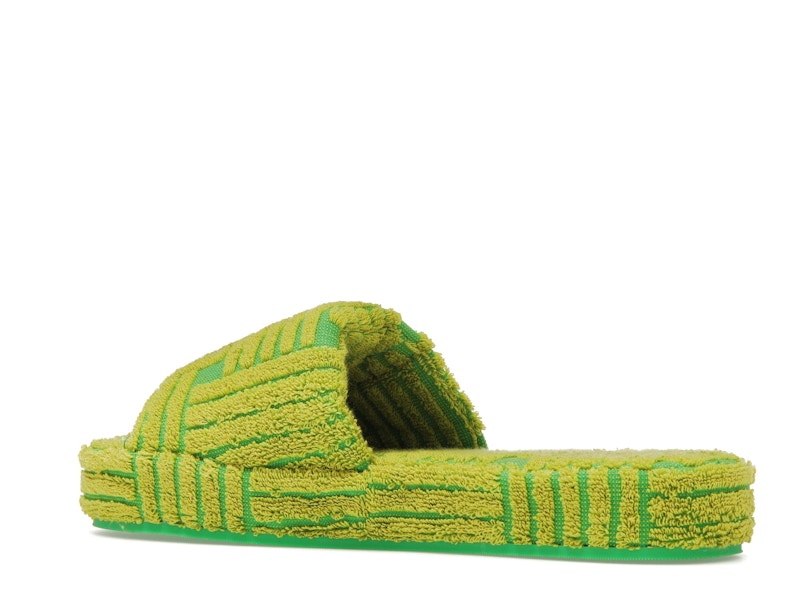 Bottega Veneta Resort Geometric Sandal Parakeet Kiwi