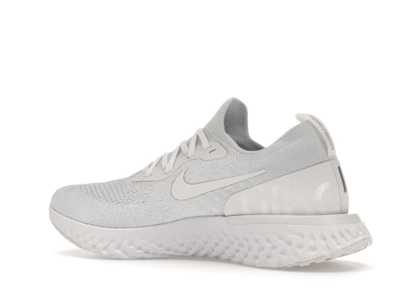 Nike Epic React Flyknit True White
