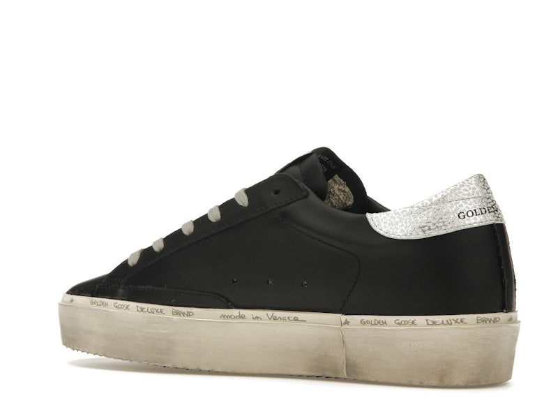 Golden Goose Hi-Star Black Silver (Women's)