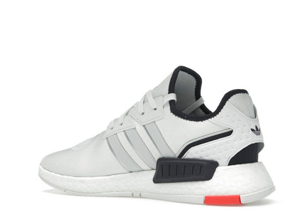 adidas NMD G1 Crystal White Grey Solar Red