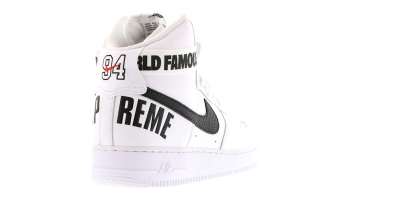 Nike Air Force 1 High Supreme World Famous White