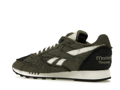 Reebok Classic Leather Pump Market Army Green