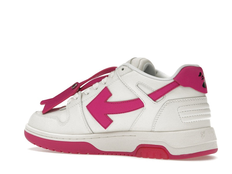 OFF-WHITE Out Of Office Calf Leather White Fuchsia (Women's)