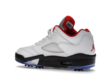 Jordan 5 Retro Low Golf Fire Red (Silver Tongue)