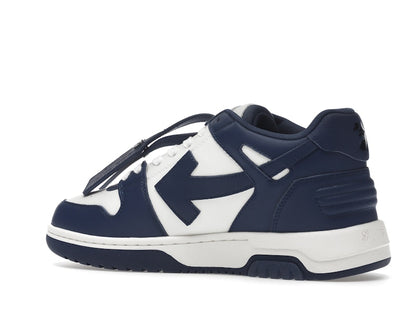 OFF-WHITE Out Of Office "OOO" Low Tops Dark Blue White