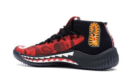 adidas Dame 4 A Bathing Ape Red