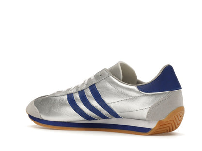 adidas Country OG Matte Silver Bright Blue Cloud White