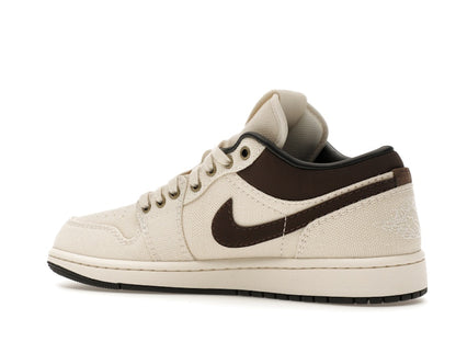 Jordan 1 Low Premium Pale Ivory Off Noir Baroque Brown