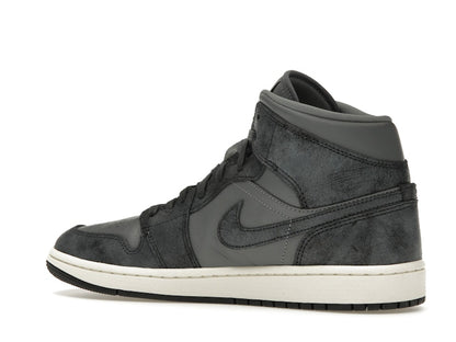 Jordan 1 Mid Distressed Smoke Grey (Women's)
