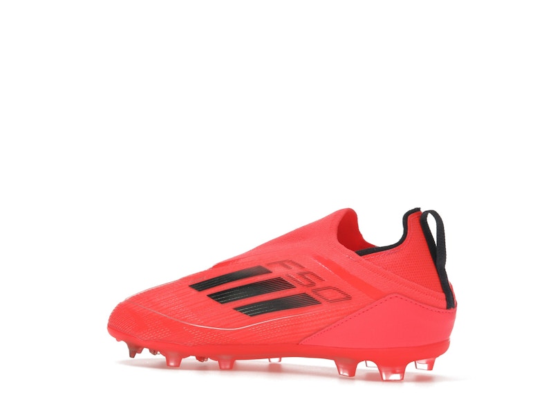 adidas F50 Pro Laceless FG Turbo Aurora Black Platinum Metallic (GS)