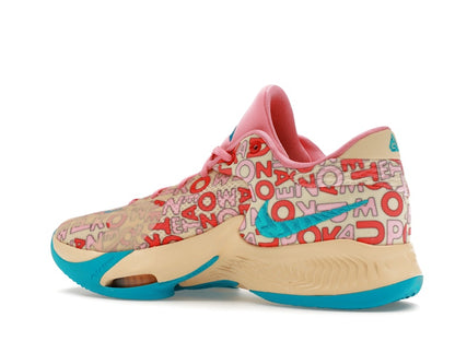 Nike Zoom Freak 4 Letter Bros Vanilla Lightning