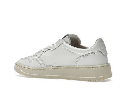 Autry Medalist Leather Low White