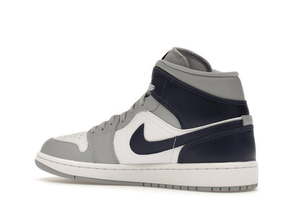 Jordan 1 Mid Wolf Grey Midnight Navy