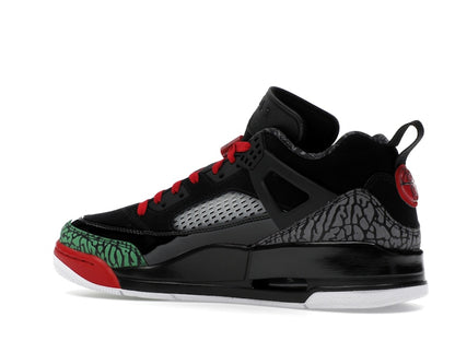 Jordan Spizike Low Black Classic Green White Varsity Red