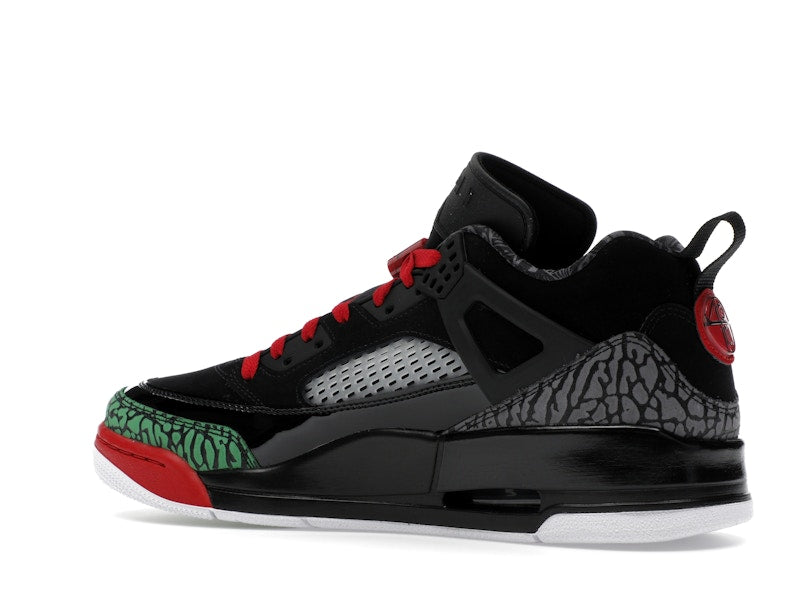 Jordan Spizike Low Black Classic Green White Varsity Red