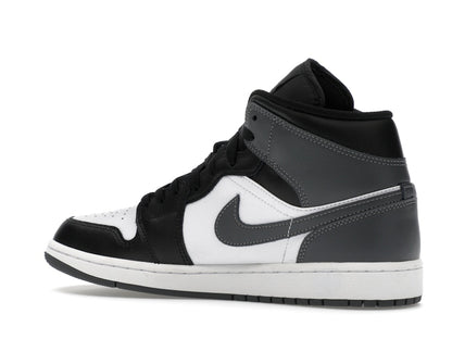 Jordan 1 Mid Black White Iron Grey
