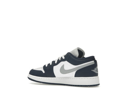 Jordan 1 Low Midnight Navy Wolf Grey (GS)