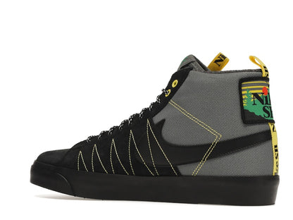 Nike SB Zoom Blazer Mid PRM Acclimate Cool Grey Yellow Strike