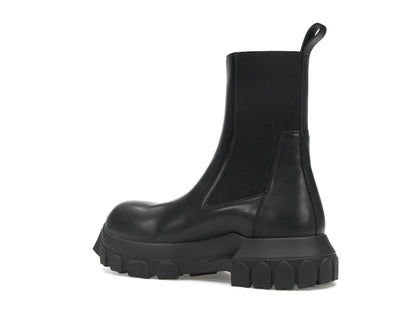 Rick Owens Lido Beatle Bozo Tractor Boots Black