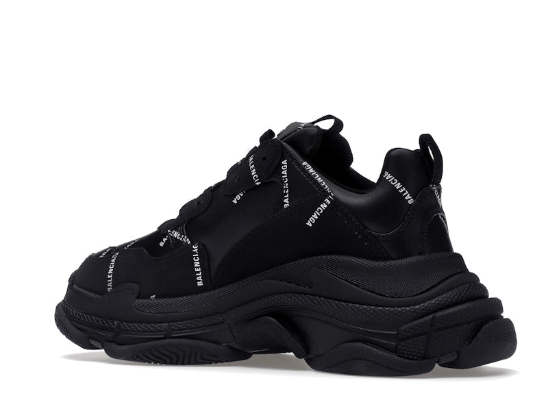 Balenciaga Triple S Black Logo (Women's)