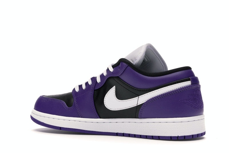 Jordan 1 Low Court Purple Black
