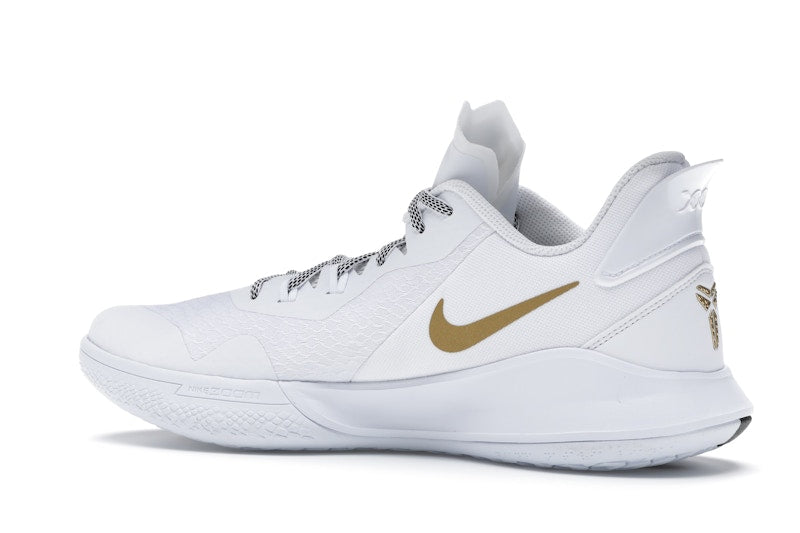 Nike Mamba Fury White Metallic Gold