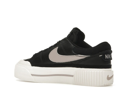Nike Court Legacy Lift Black Sail Platinum Violet (Women's)