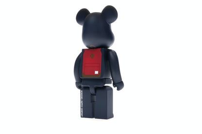 Bearbrick Medicom Herschel Peacoat 100% & 400% Set Navy