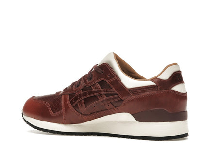 ASICS Gel-Lyte III Packer Shoes x J. Crew Oxblood Leather
