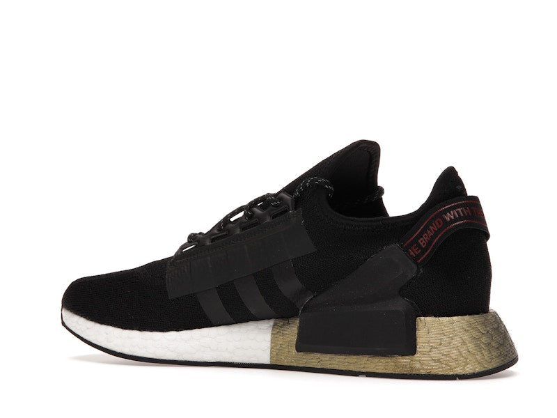 adidas NMD V2 Core Black Gold Metallic