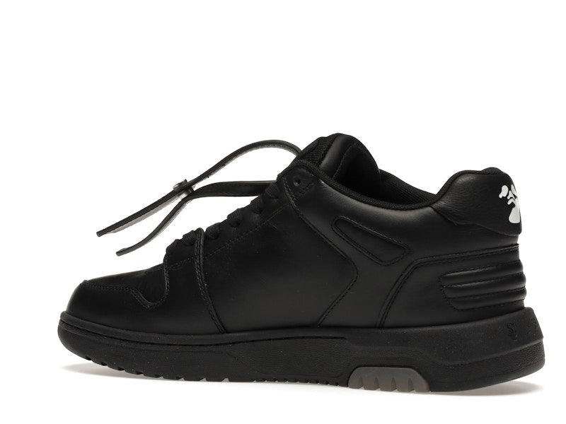 OFF-WHITE OOO Low Tops "For Walking" Black White