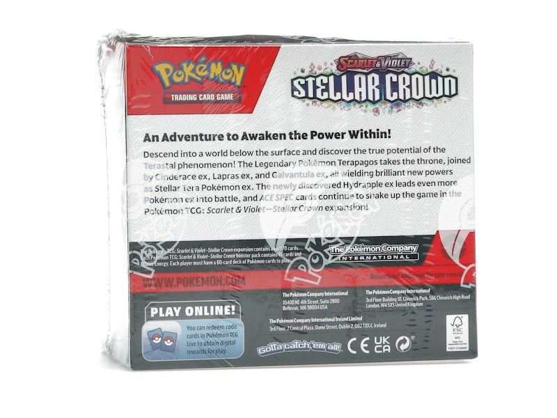 Pokémon Scarlet & Violet Stellar Crown Booster Box